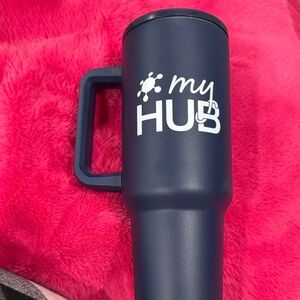 My HUB Navy Travel Tumbler with Handle